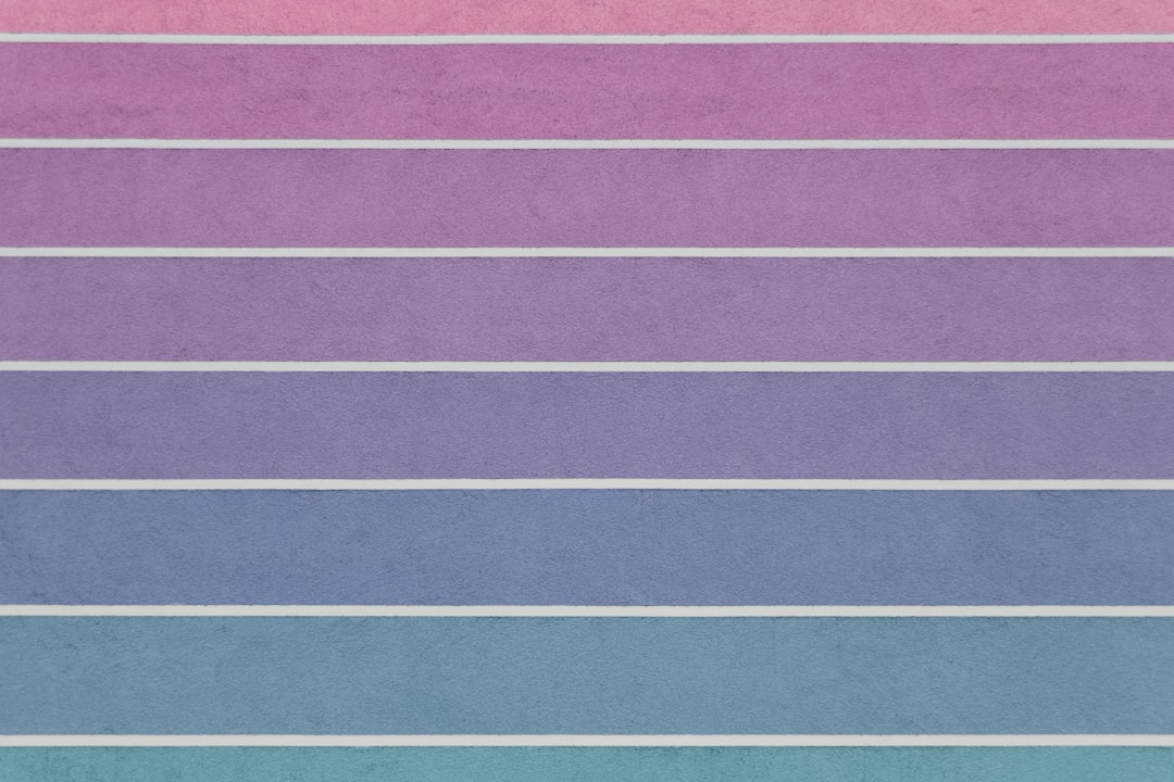 pink and blue striped illustration