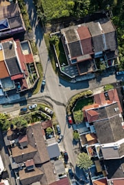 aerial view of houses during daytime