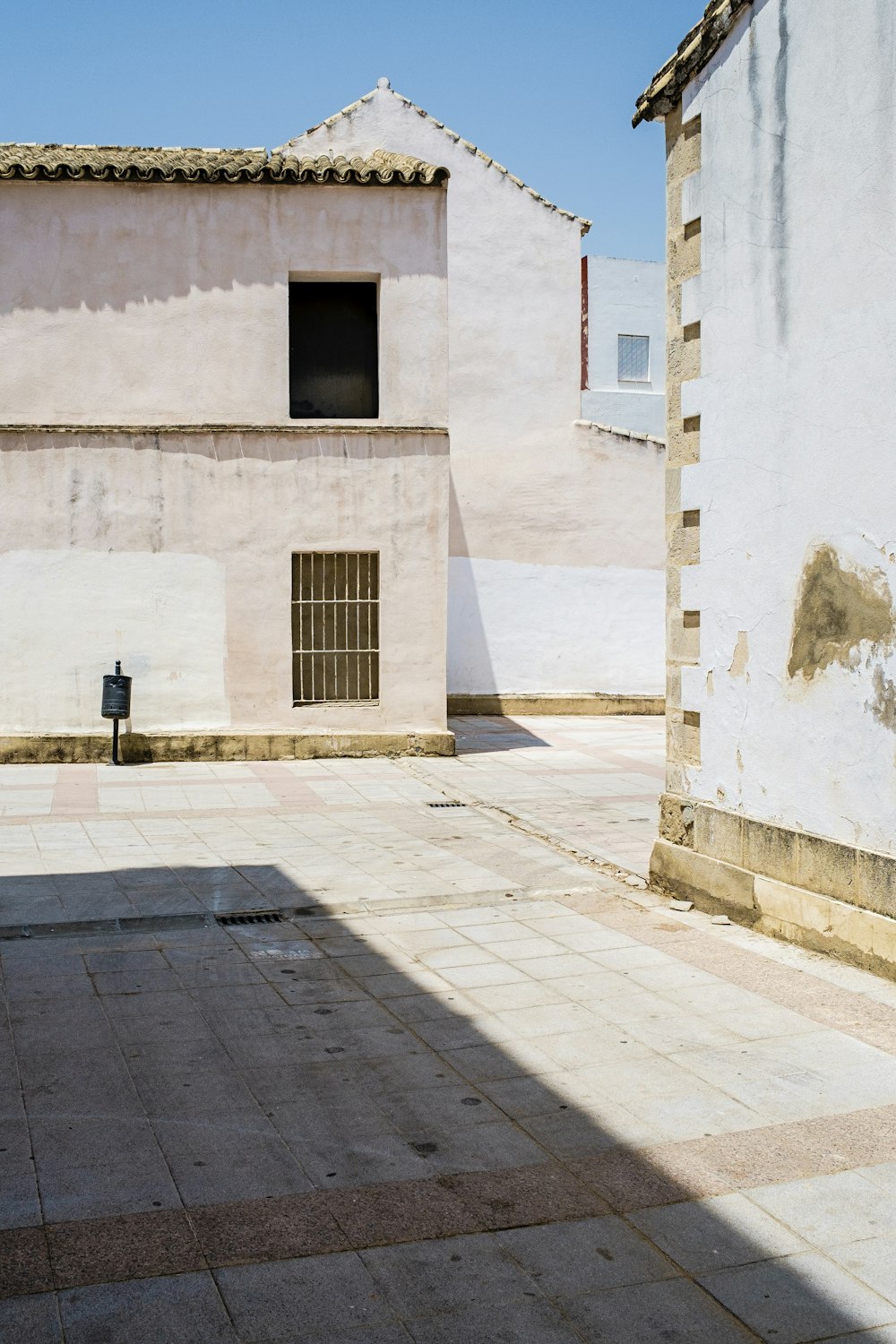 empty street near house