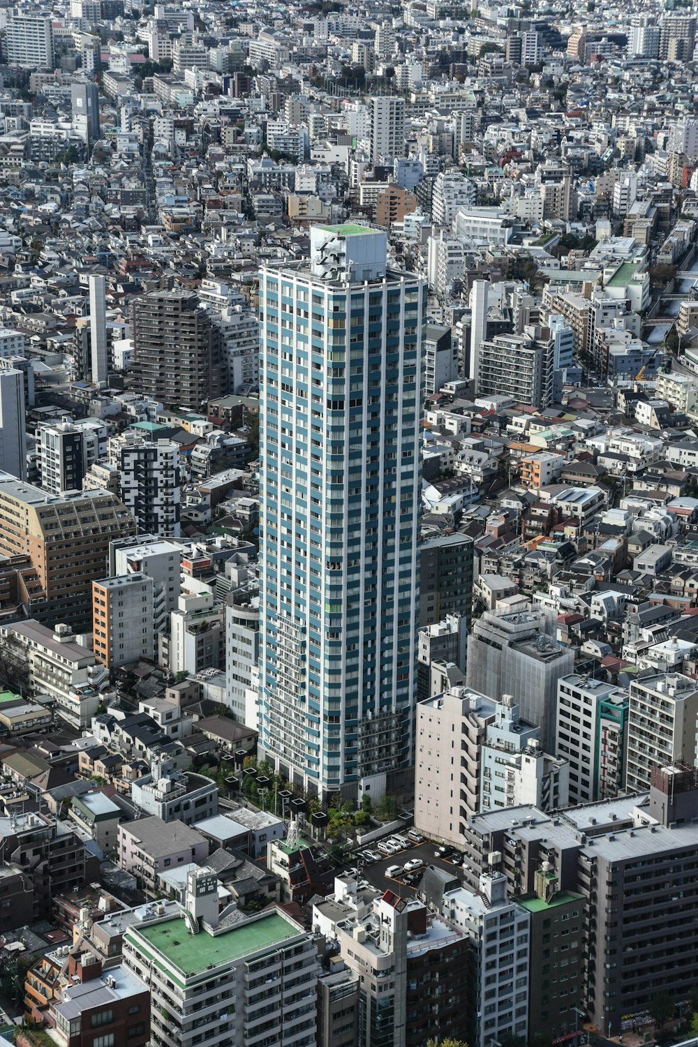 aerial view of high-rise building during daytime