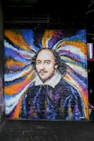 A nostalgic mural painted on a brick wall, depicting the vibrant barrio life where salsa was born.