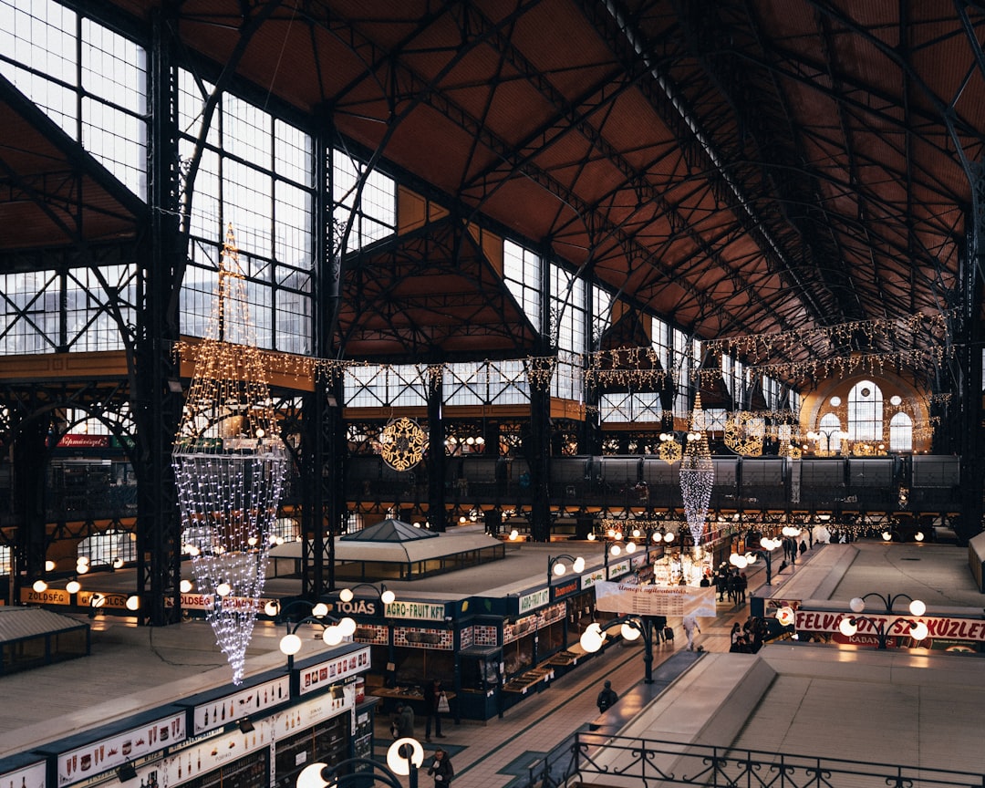 brown and white building interior view,