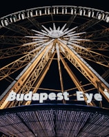 Budapest Eye building during nighttime