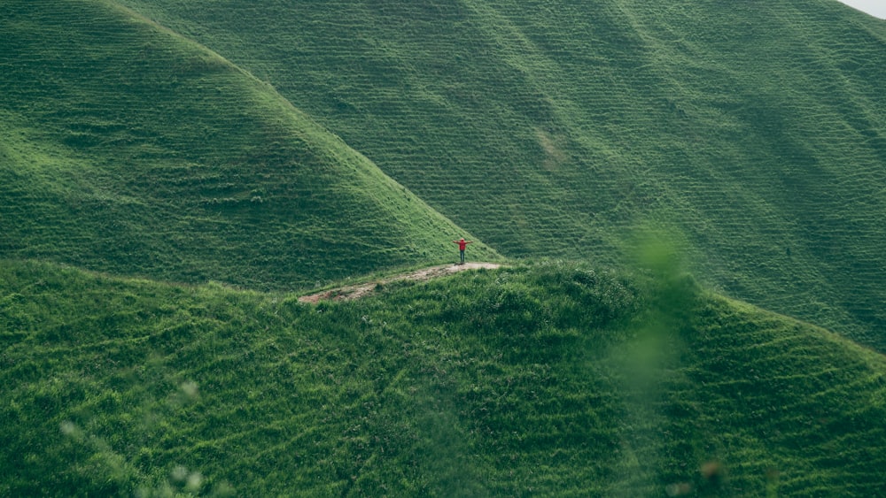 green mountains during daytime