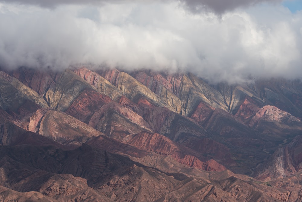 aerial photo of mountains during daytime