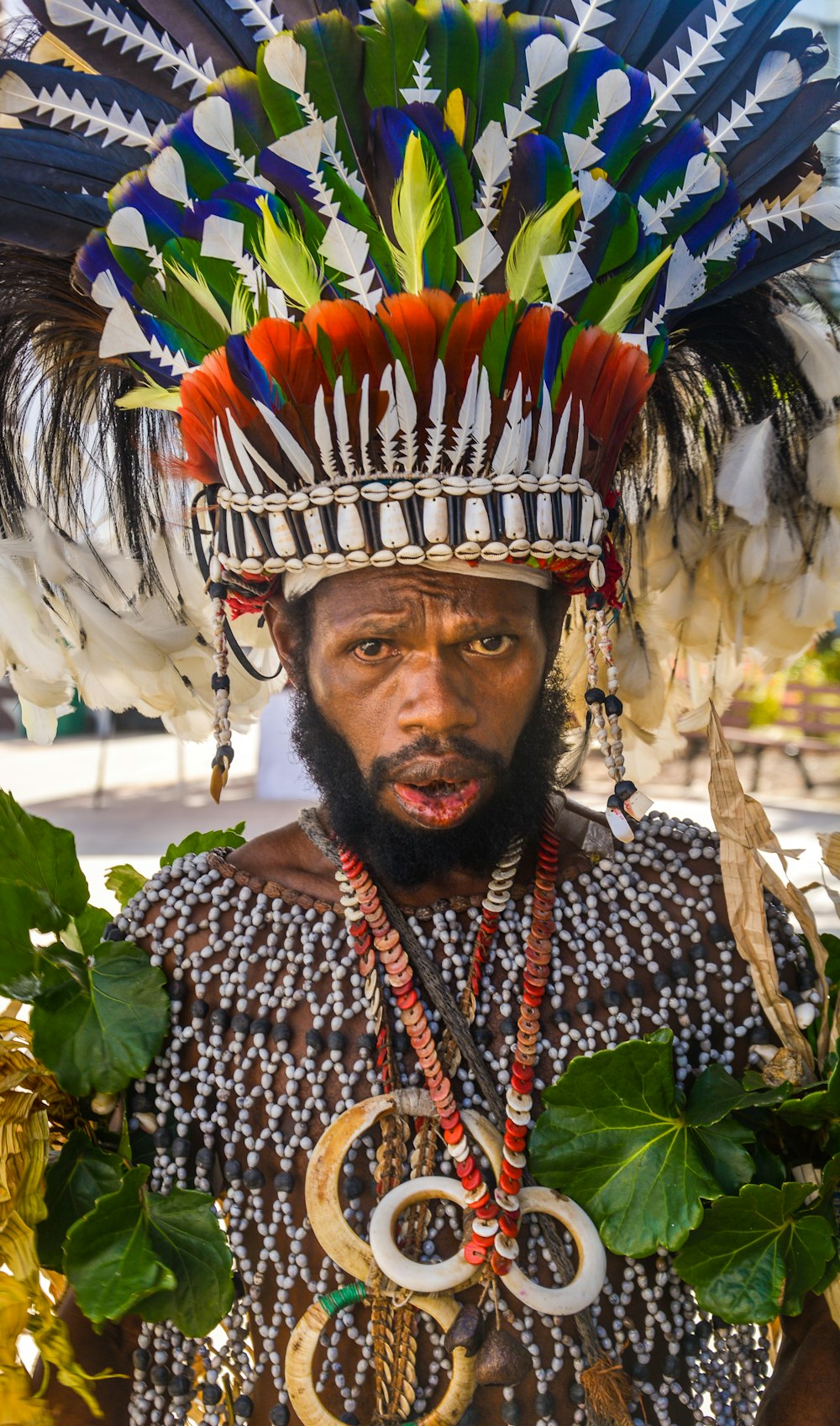 man wearing tribal robe photo – Free Papua new guinea Image on Unsplash