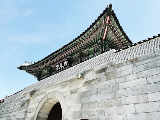 green pagoda building in Gwanghwamun Gate South Korea