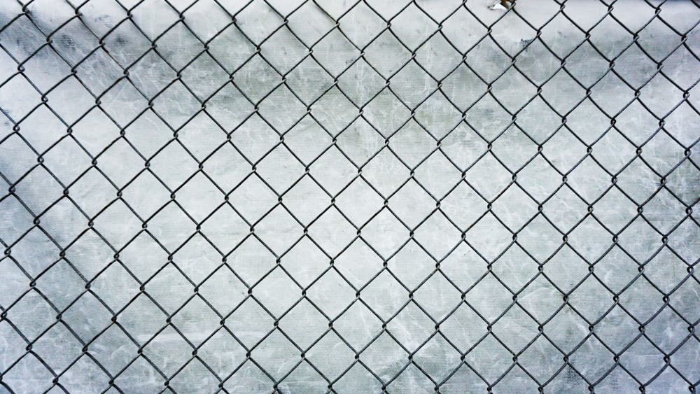 metal chain-link fence