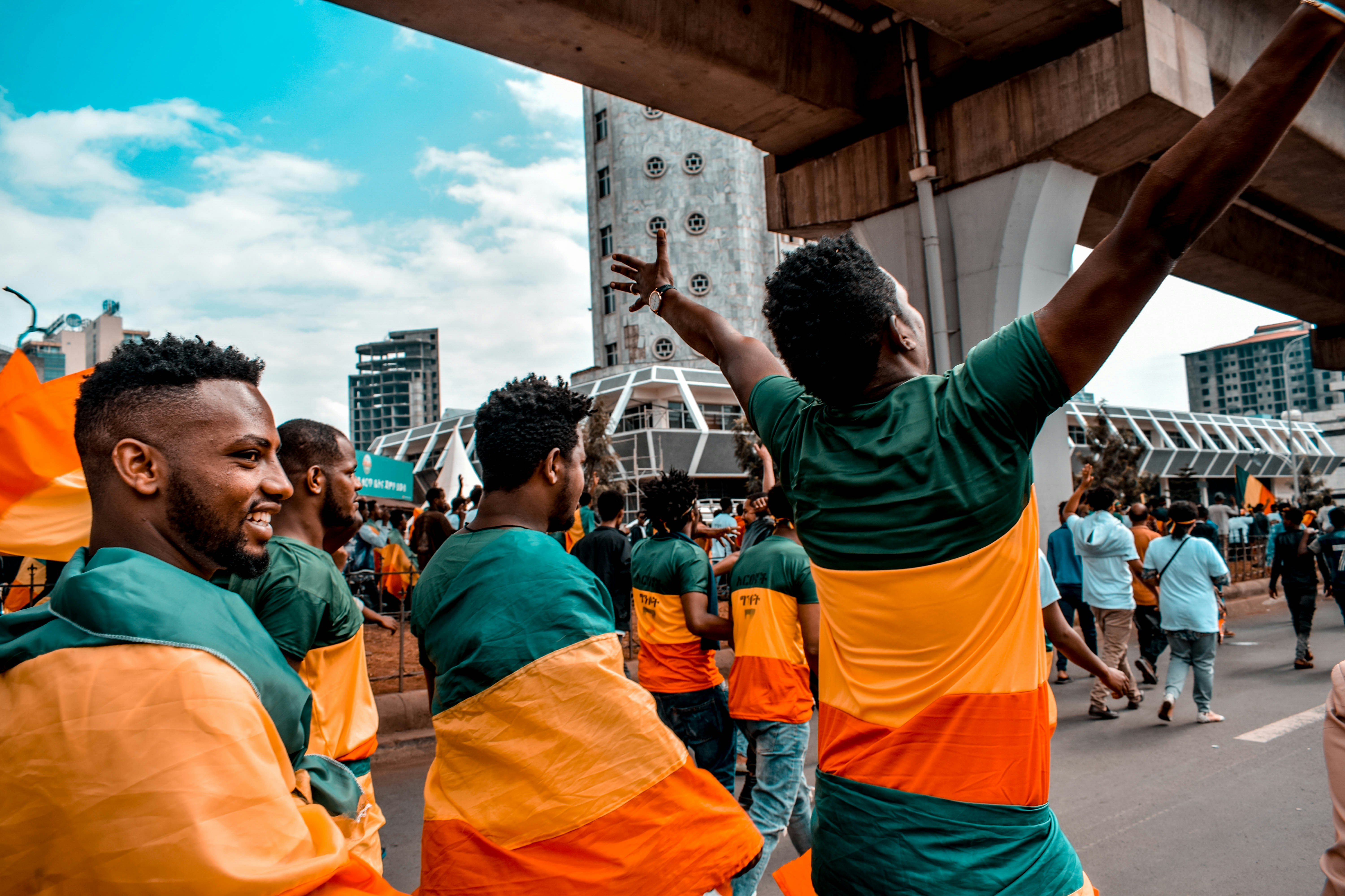 Ethiopian People wellcome back Patriotic Ginbot 7.