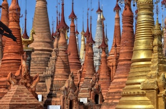 brown temples during daytime