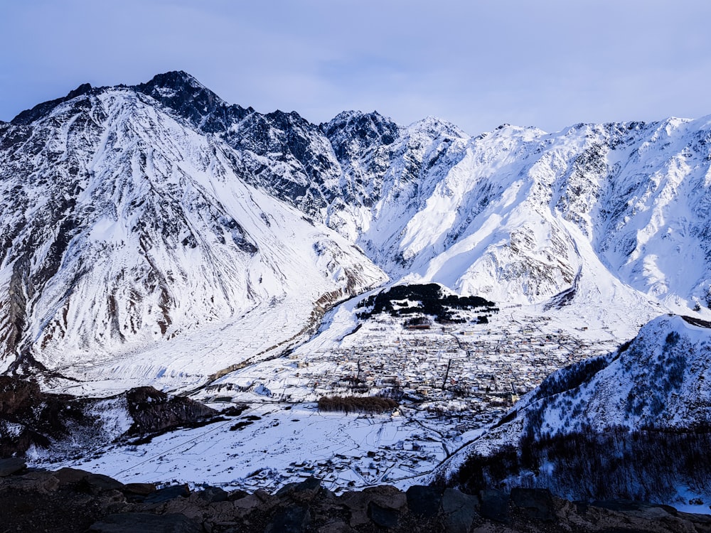 snow covered mountain