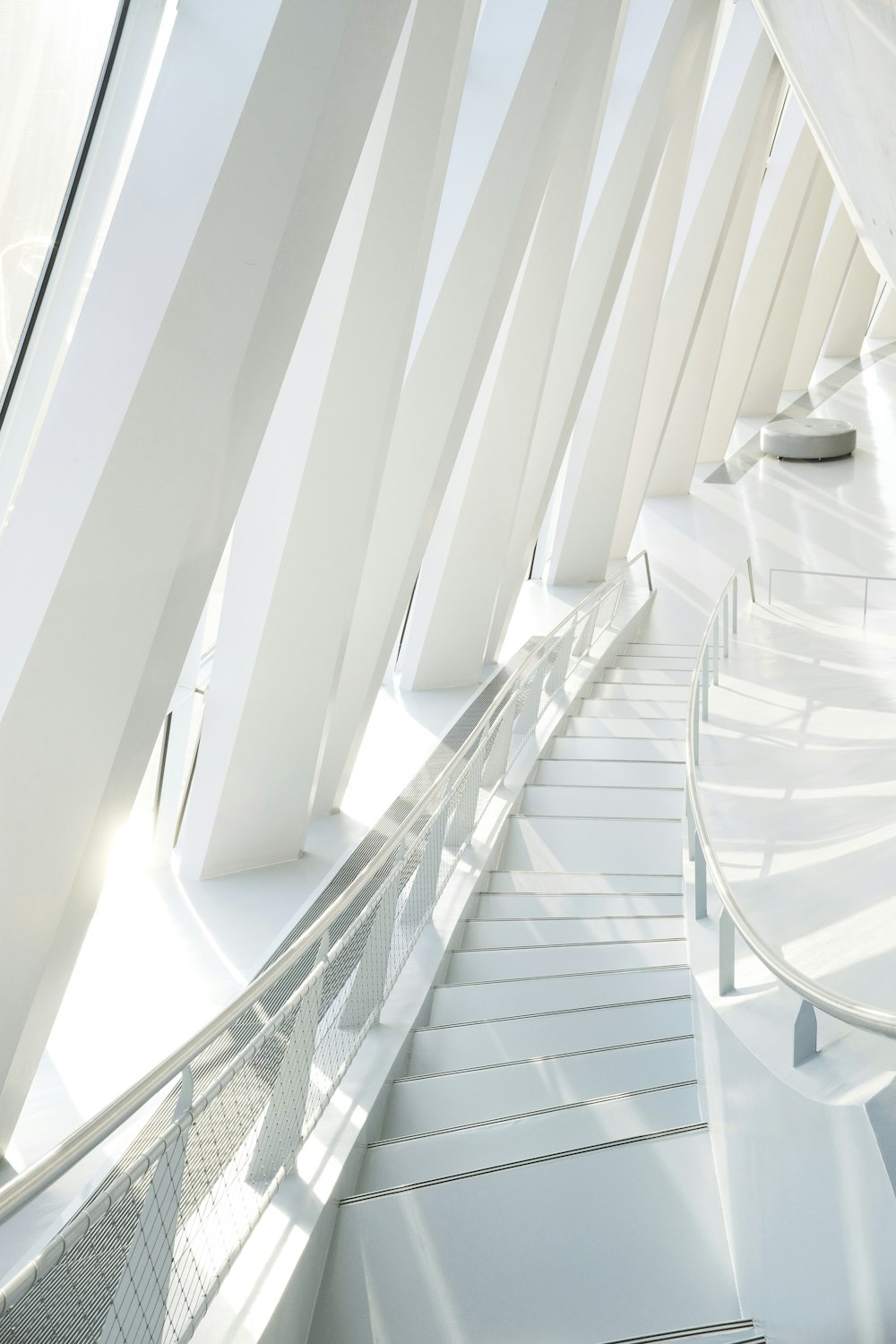 empty staircase in building