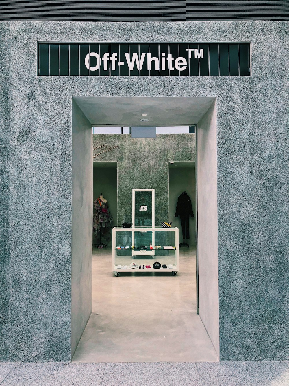 off-white walls