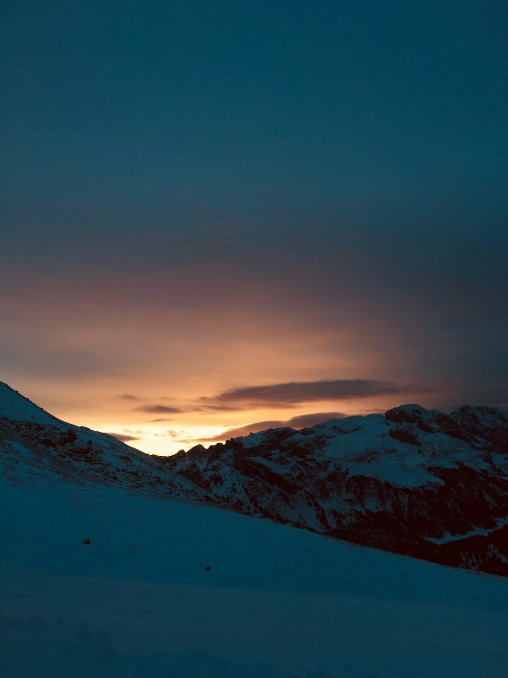 snow covered mountain