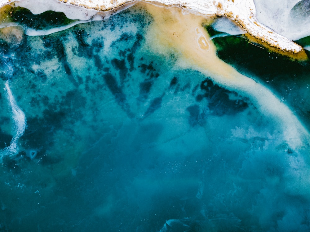 aerial photography of sea