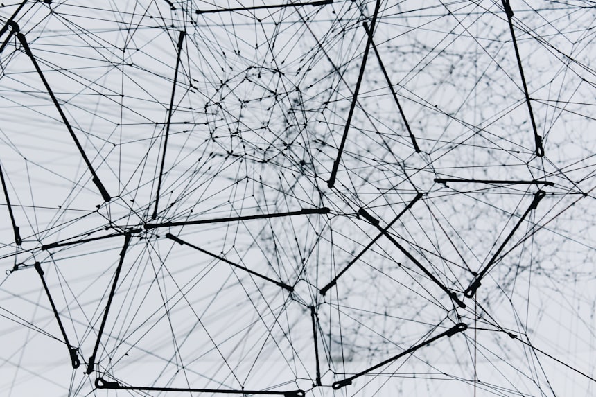 Smoke rising over urban destruction