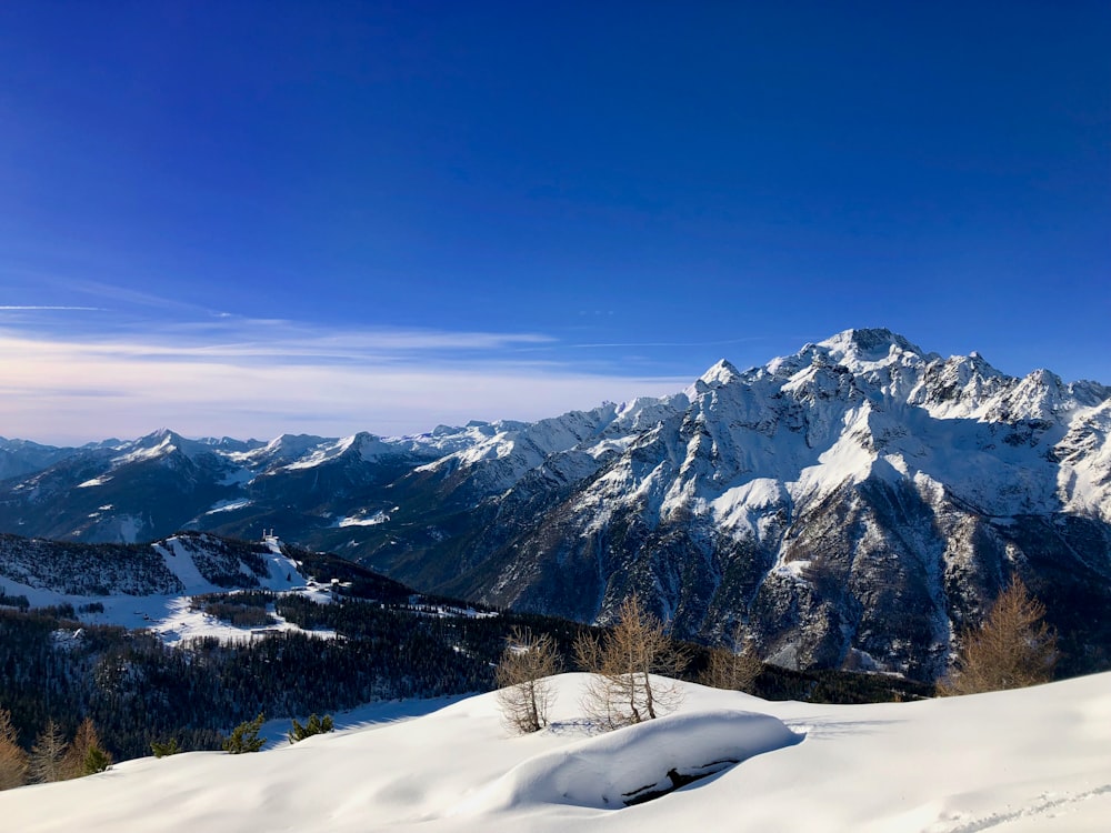 snow covered mountain