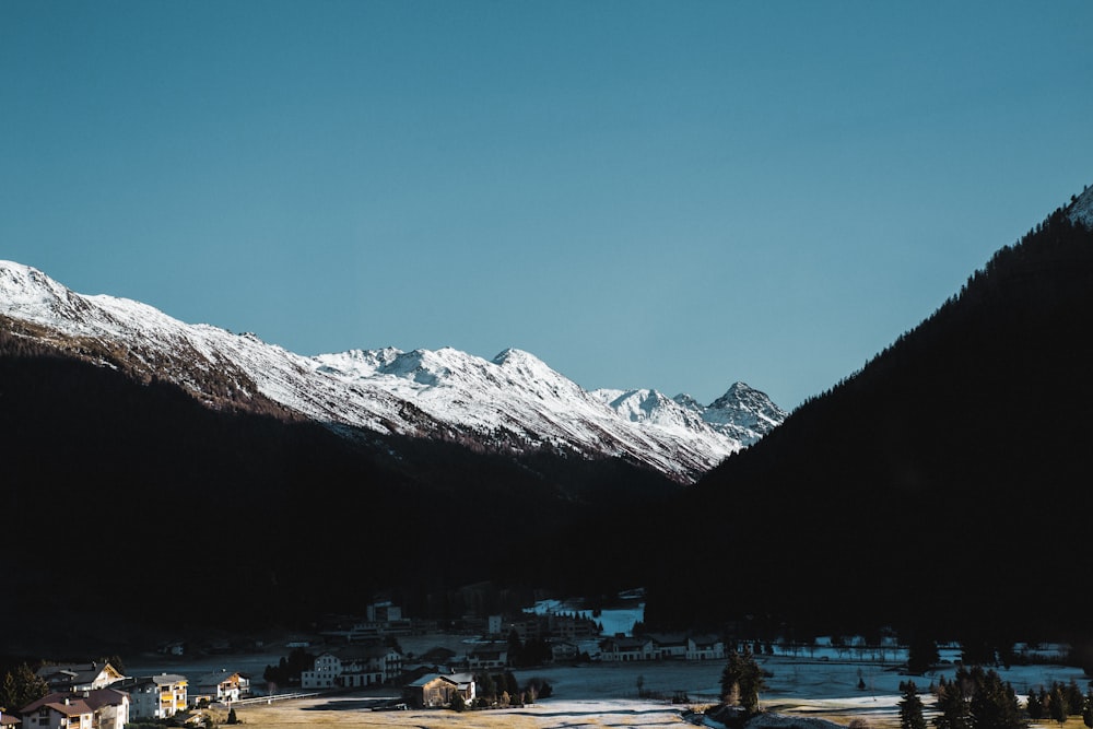 snow covered mountain