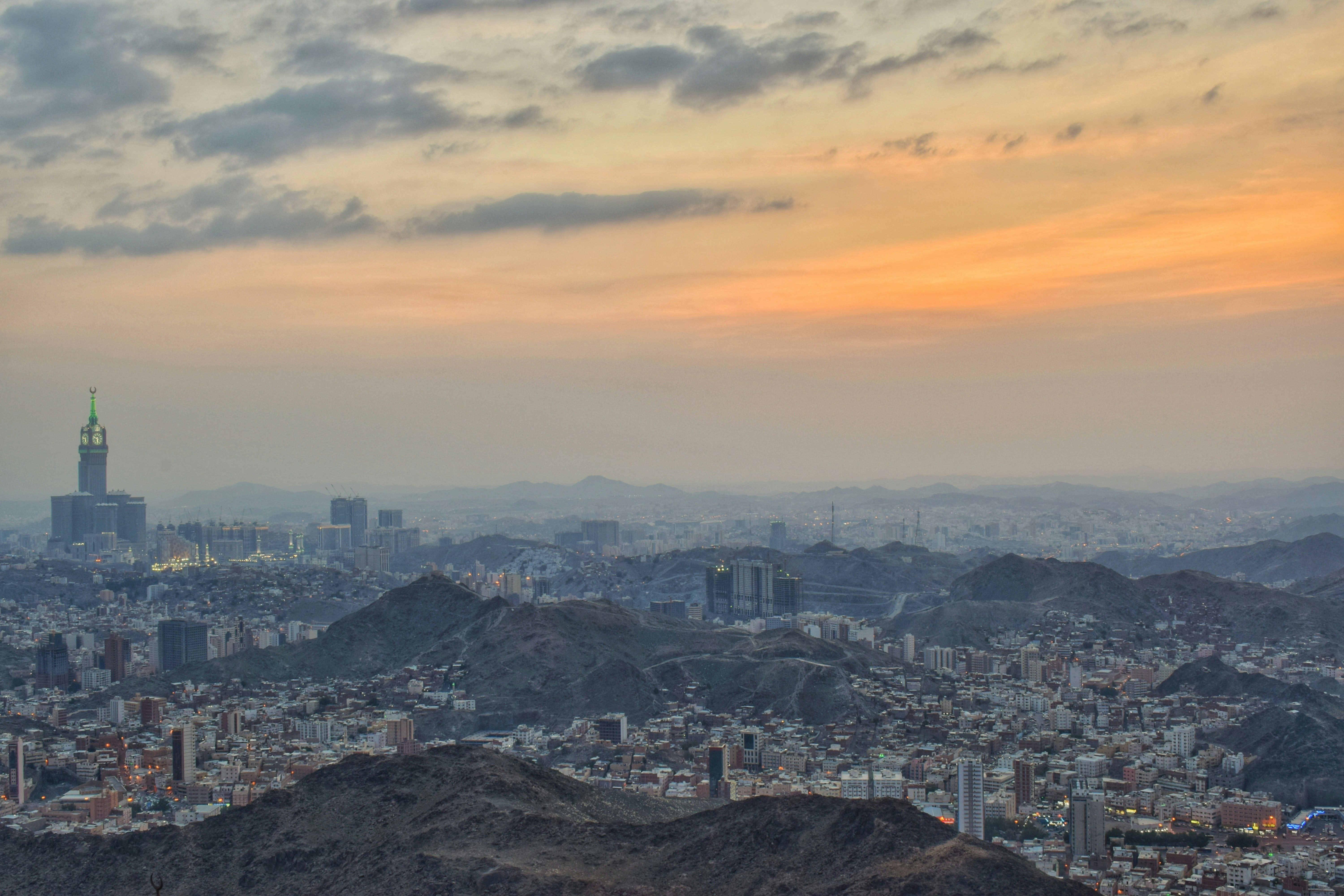 Aerial view of Makkah