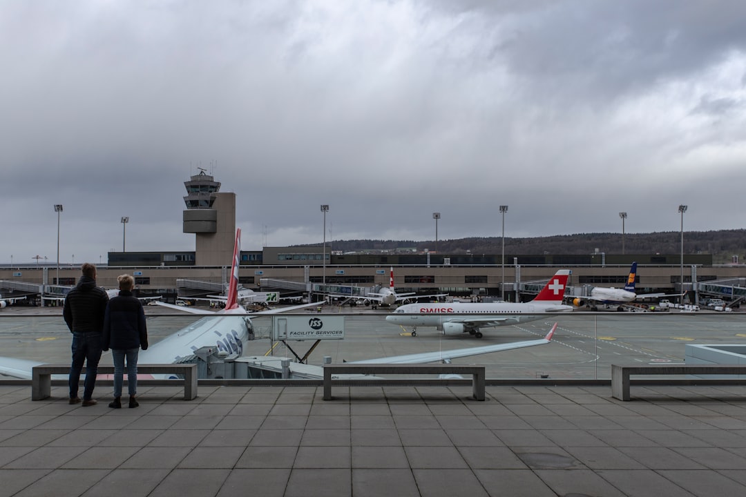 Dock photo spot Terminal 2 Zurich