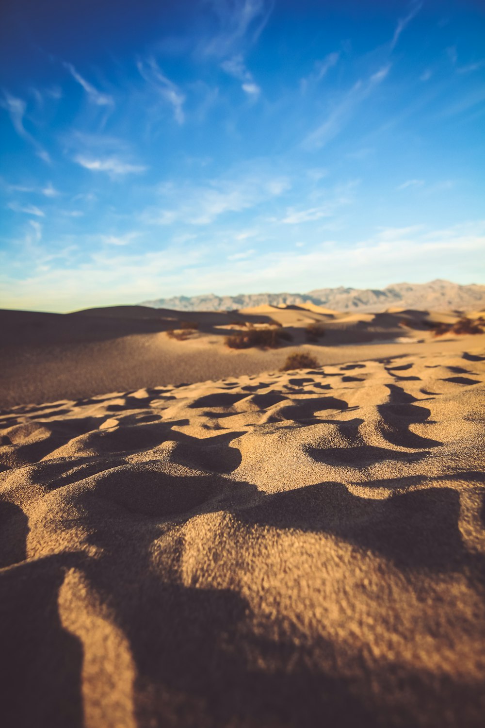 Fotografia aerea del deserto