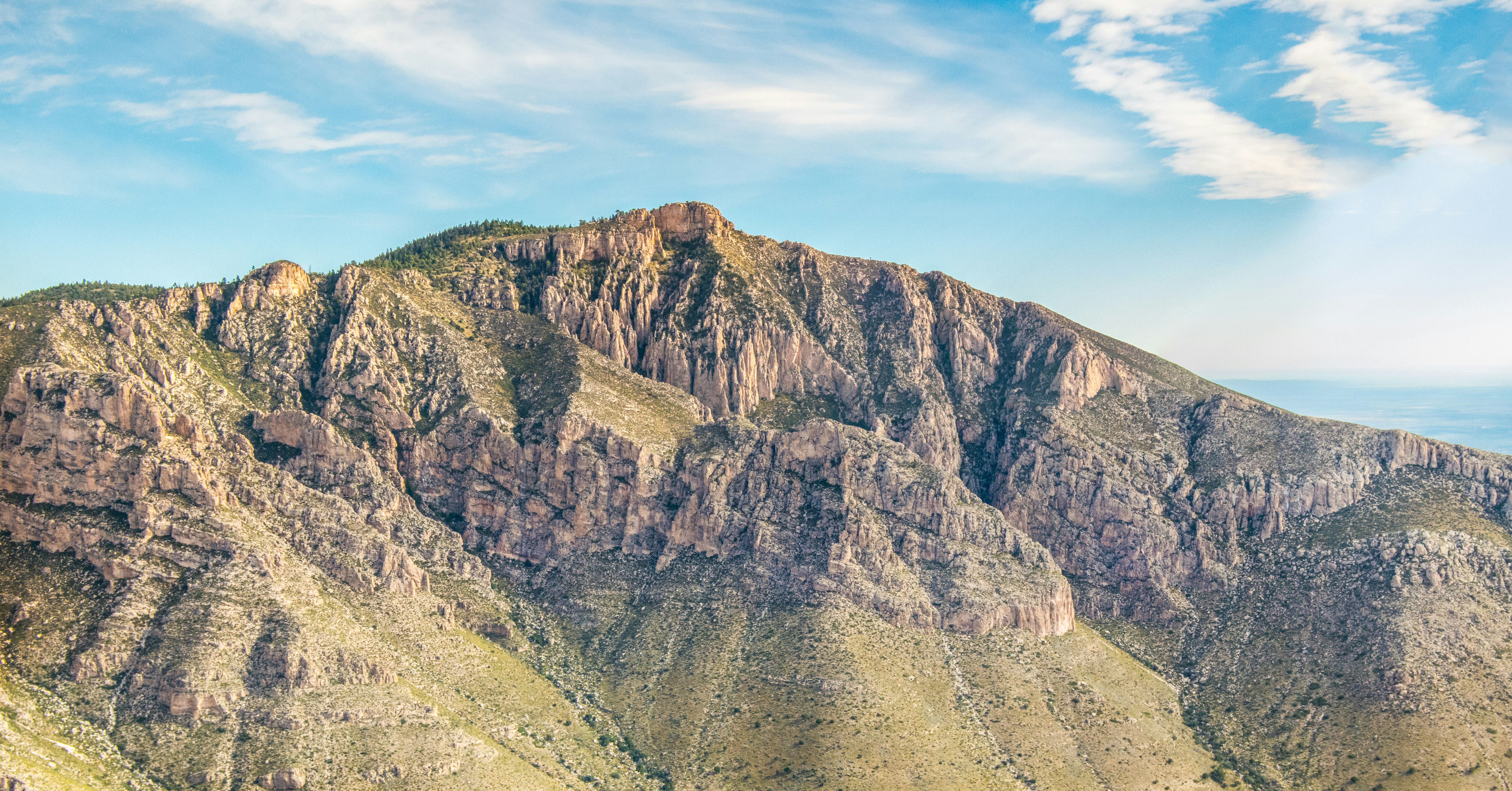 mountain under blue sky