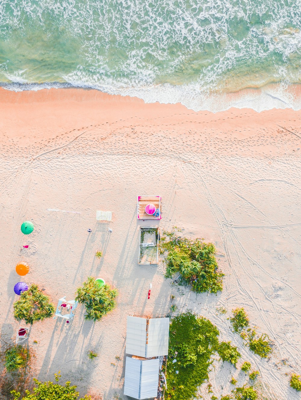 Strand während der Saytime