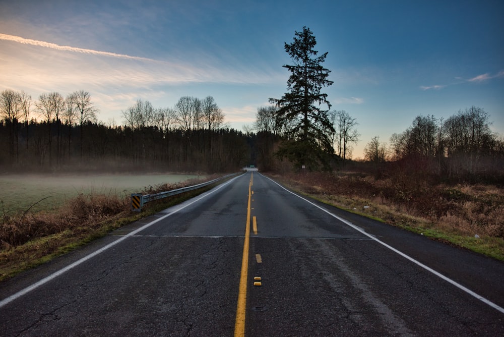 highway beside mountain