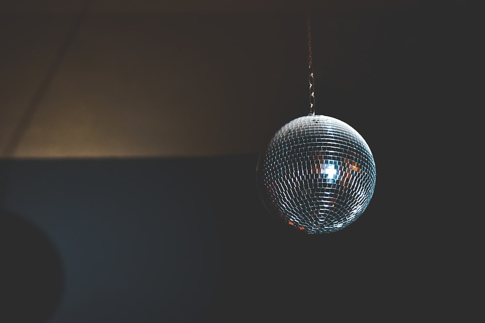 hanging disco ball