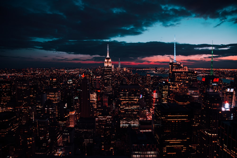 New York City, Night Sky, Shooting Star Ultra HD Desktop Background  Wallpaper for 4K UHD TV : Widescreen & UltraWide Desktop & Laptop : Tablet  : Smartphone