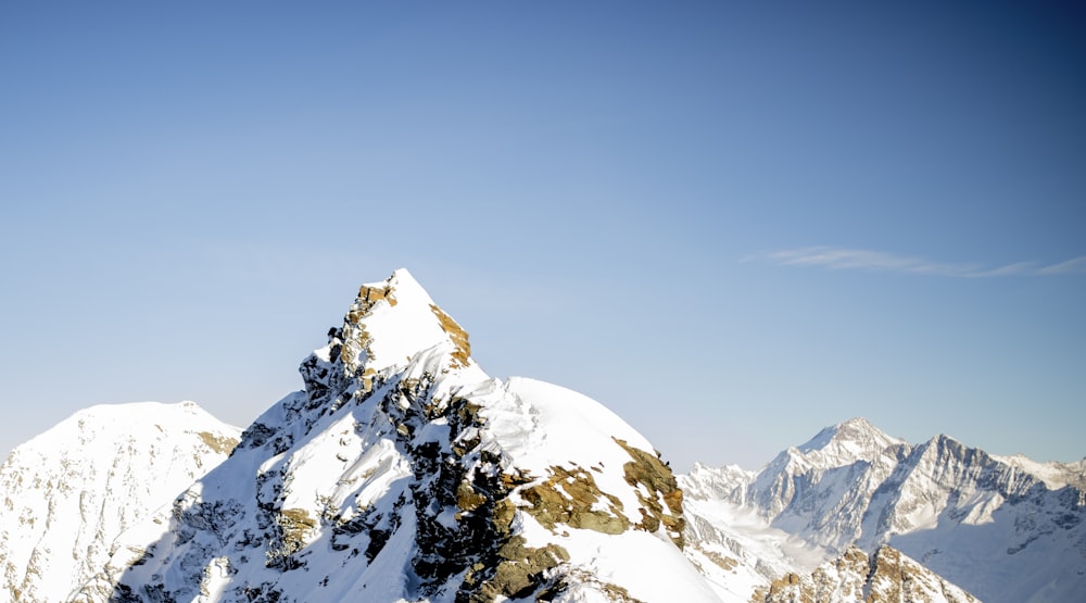 landscape photography of white mountain