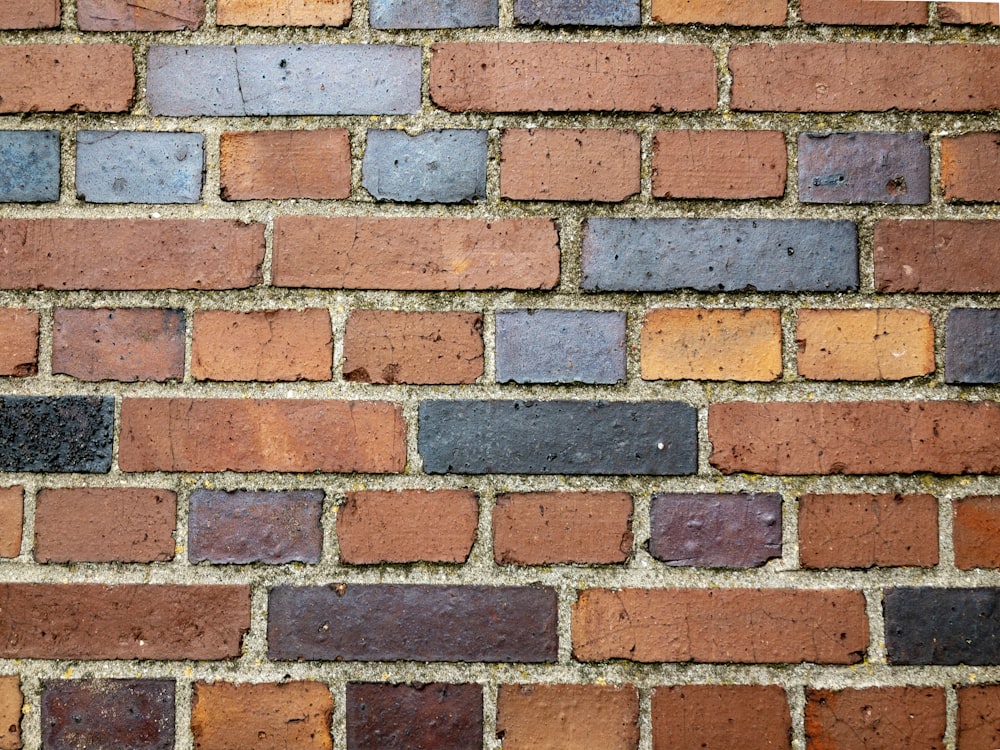 brown and black wall brick