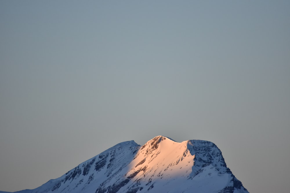 snow covered mountain