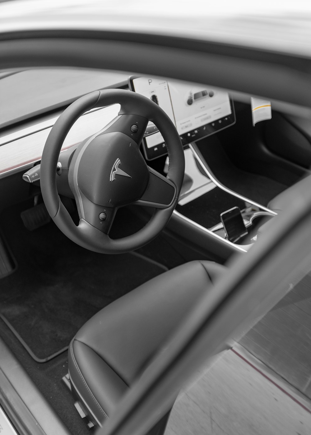 Tesla steering wheel