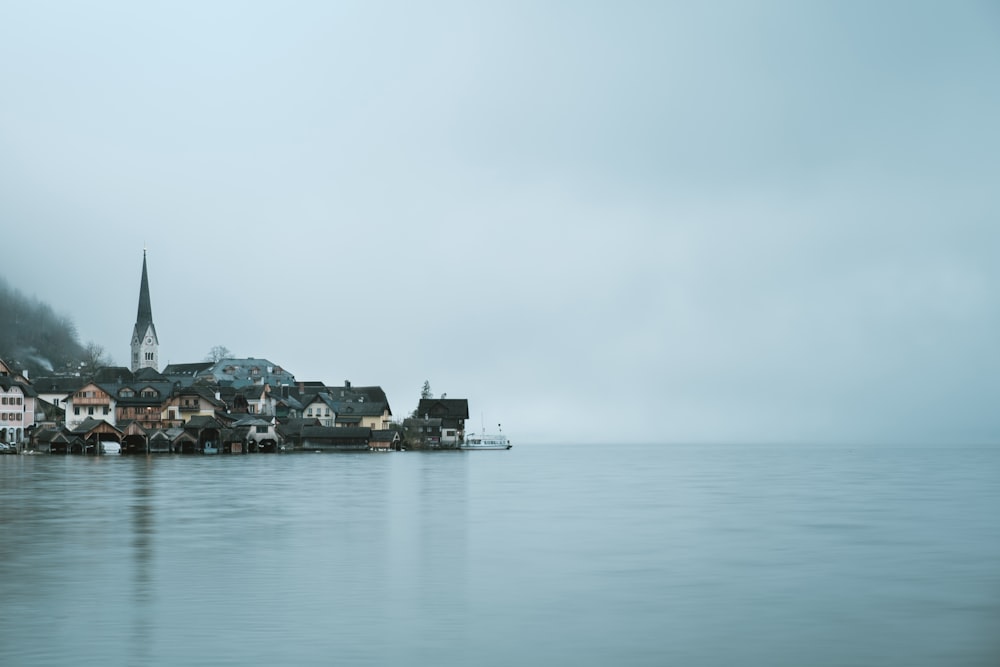 ocean and nearby houses