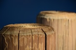 A beautiful display of treated wooden posts.