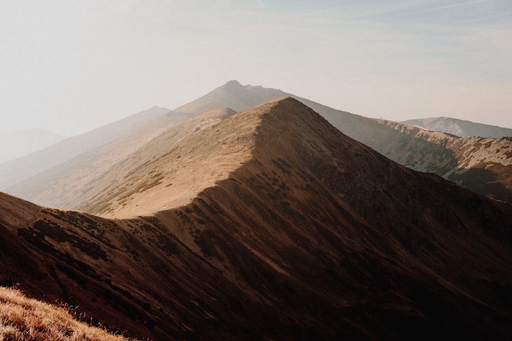 brown mountain during daytime