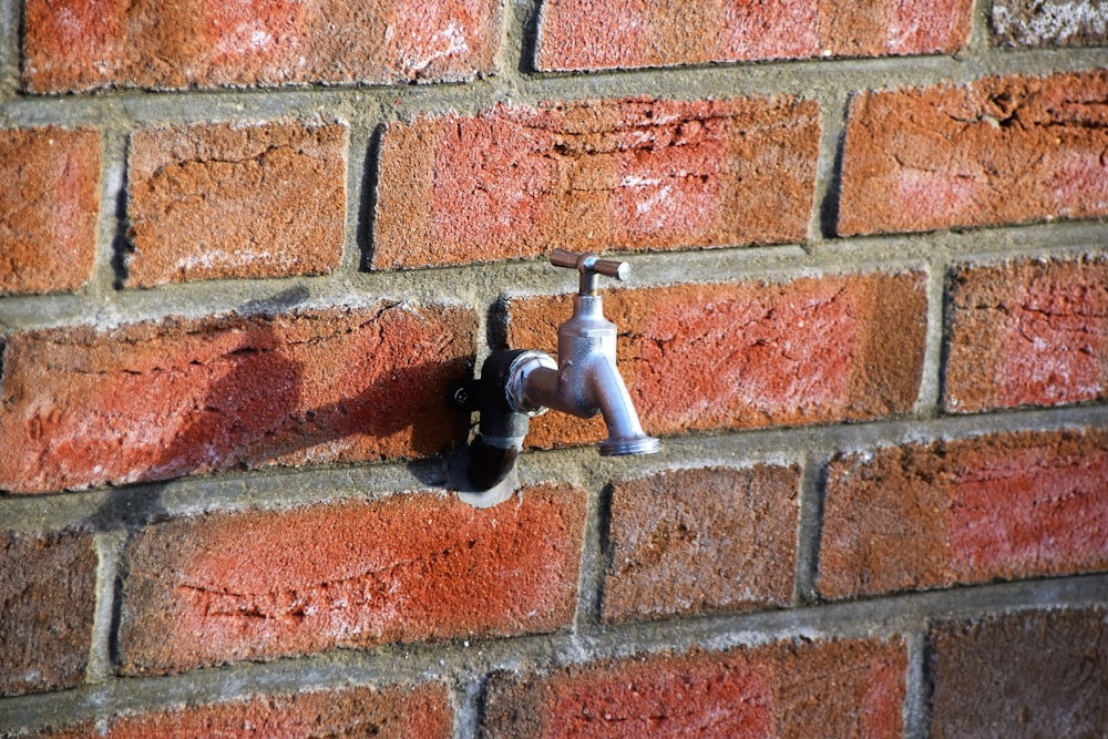 gray faucet