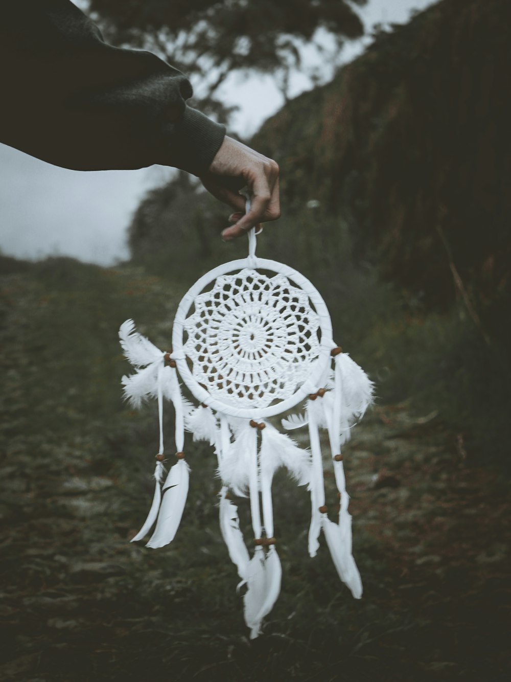 white dreamcatcher