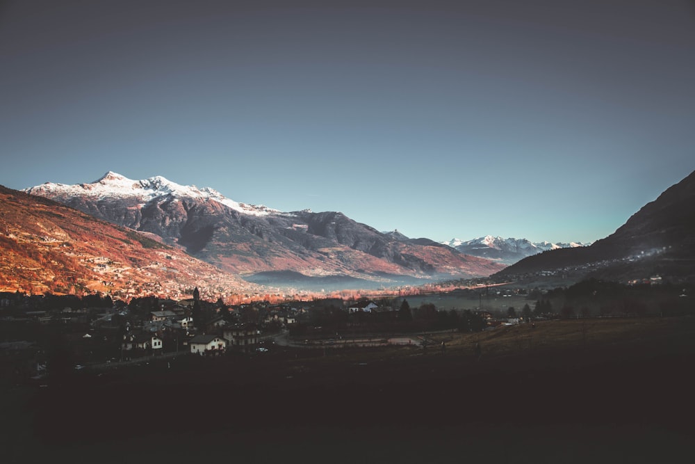 lake surrounded by mountains