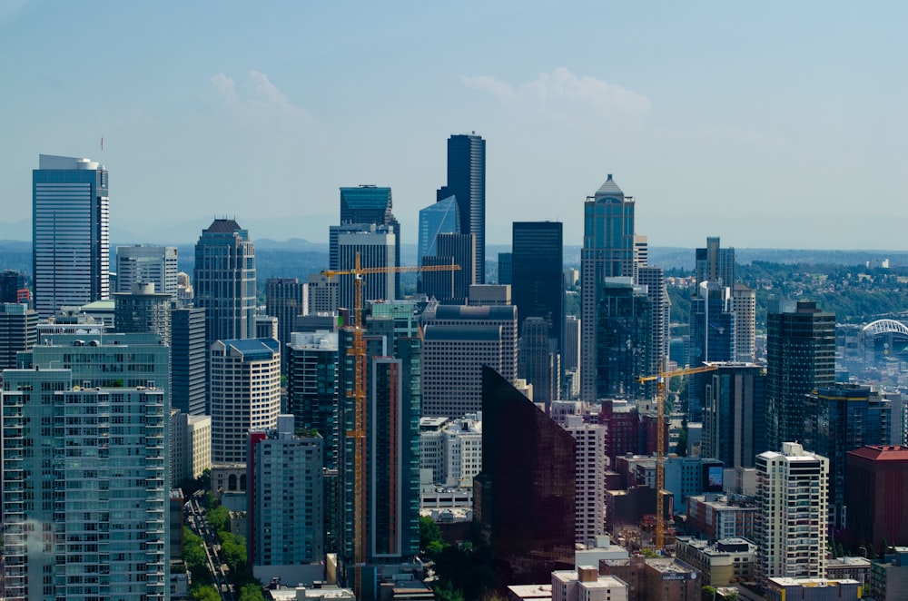 gray and brown high-rise buildings during daytime