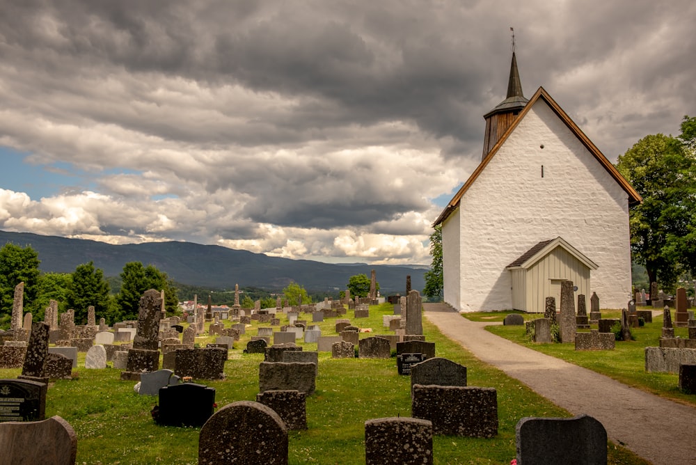 white and brown church during daytime