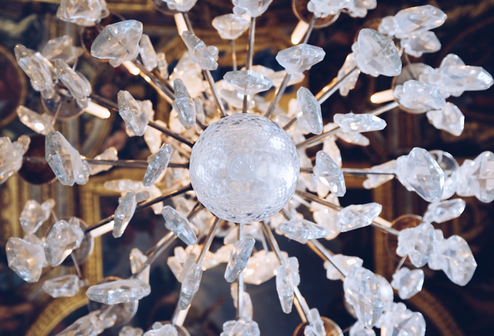 clear crystal chandelier