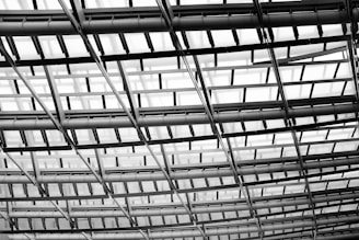 A modern metal frame showcasing contemporary design.