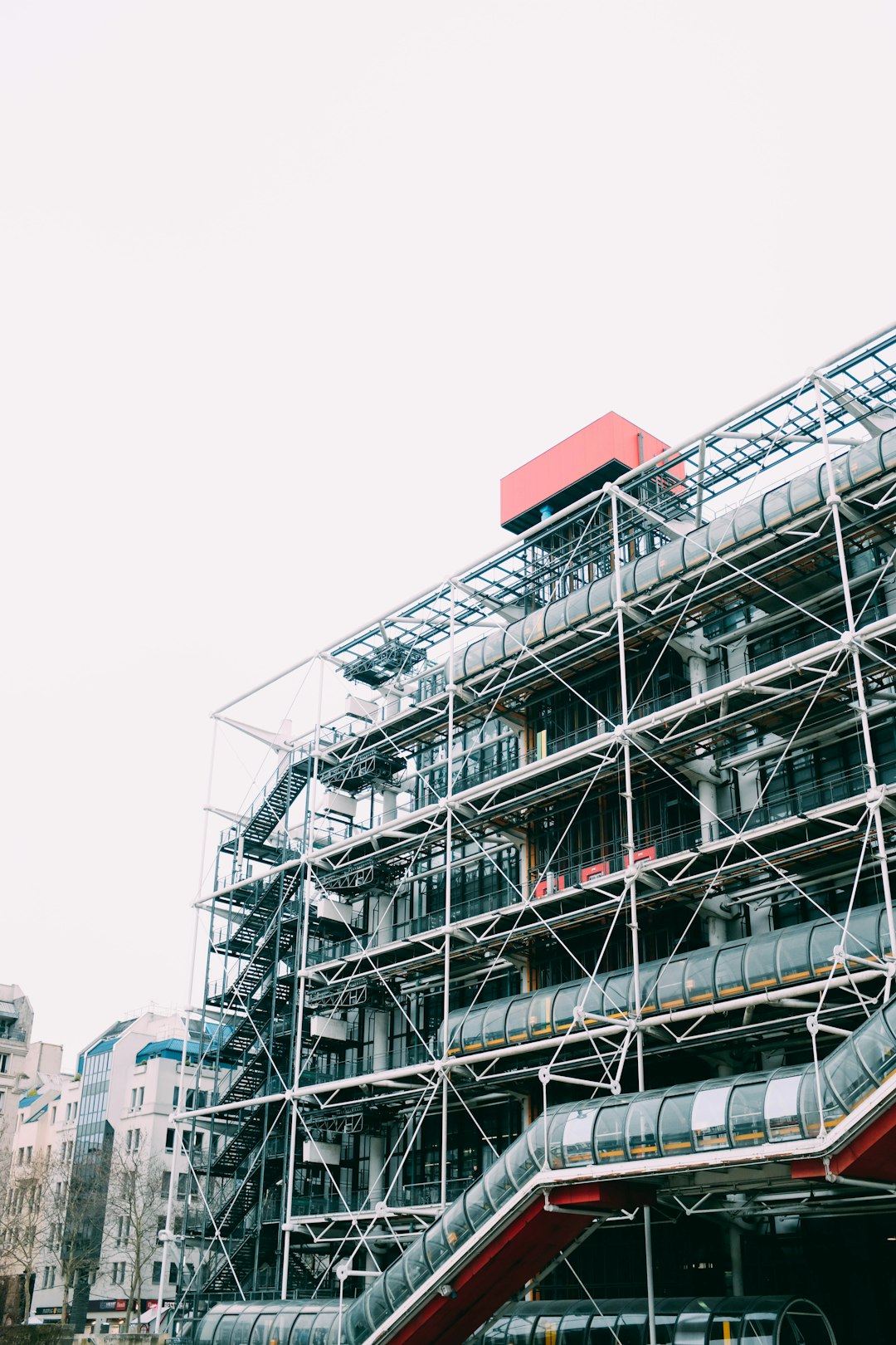 gray metal structure of building during daytime