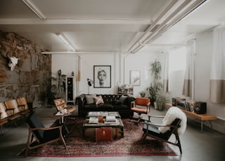 black and brown living room furniture set