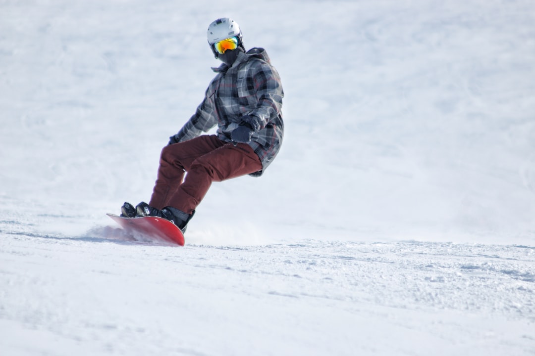 person snowboarding