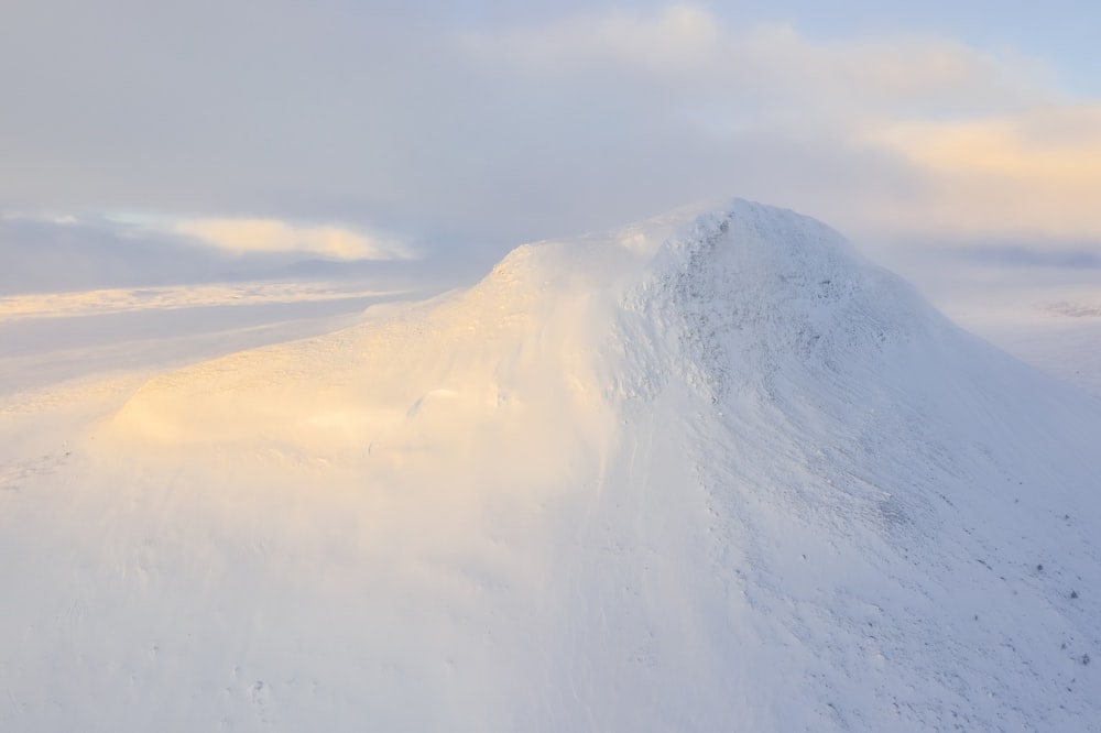 montón de nieve