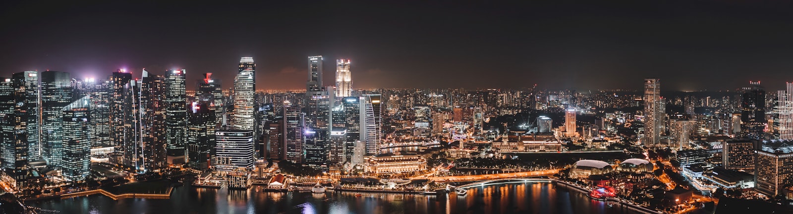 Canon EOS 5D Mark II + Canon EF 35mm F2 sample photo. Lighted buildings during nighttime photography