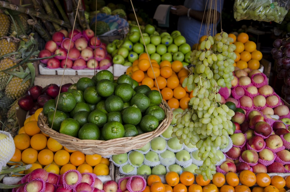 variety of fruits